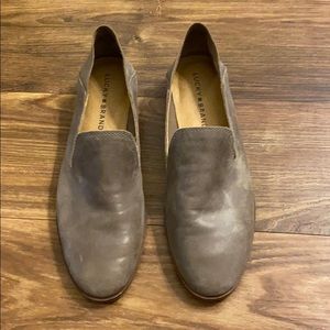 Gray Lucky Brand Loafers